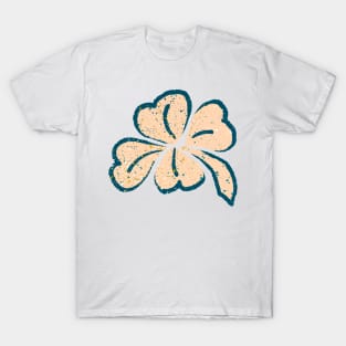 Pastel Clover Shamrock Drawing T-Shirt